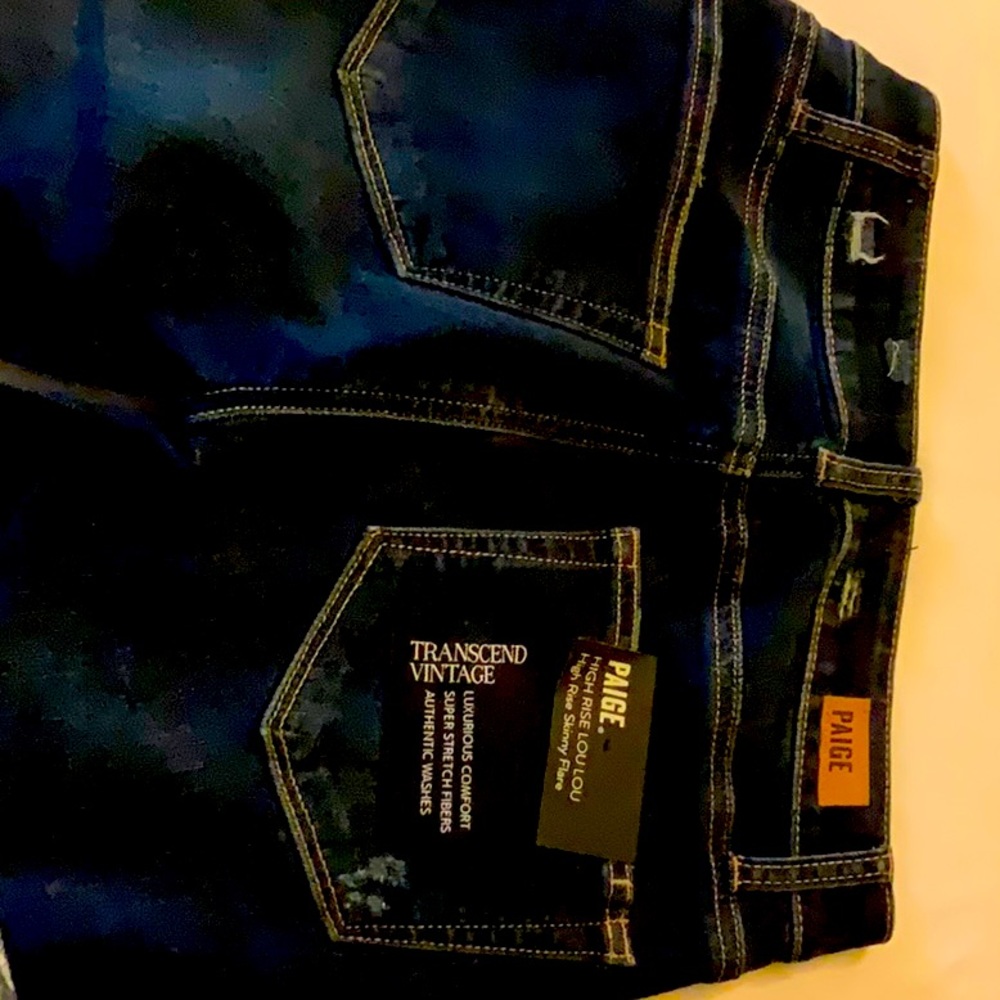 NWT Girls PAIGE 24” Skinny Flare Jeans - Picture 4 of 5